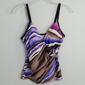 Costa del Sol Wrap Tankini Swimsuit Top 10